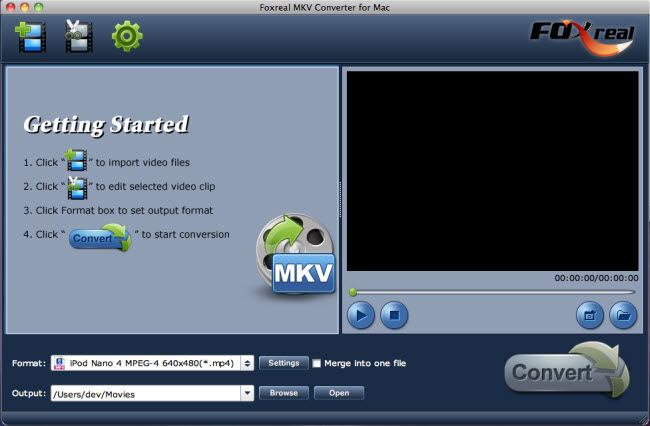 Screenshots Of Mkv Converter For Mac
